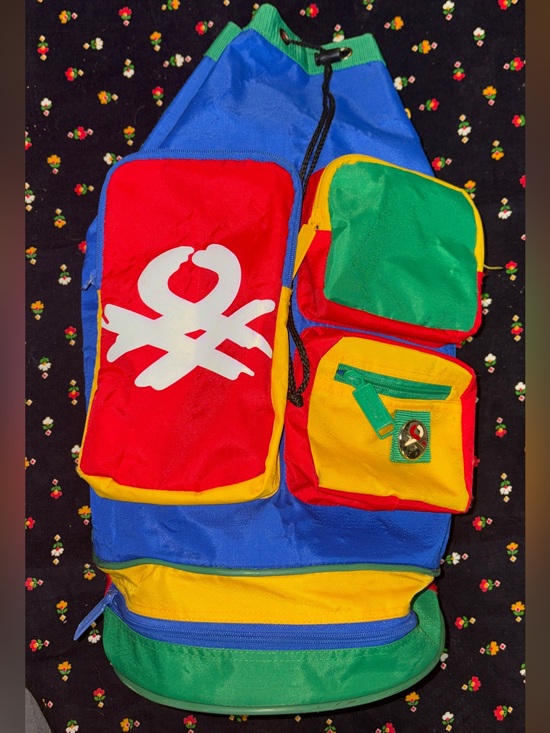 United Colors Of Benetton Handbags - United Colors Of Benetton vintage backpack